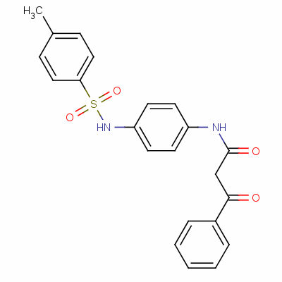 3-氧代-3-苯基-N-[4-[[(對(duì)甲苯)磺酰基]氨基]苯基]丙酰胺結(jié)構(gòu)式_61791-82-0結(jié)構(gòu)式