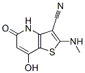 (9CI)-4,5-二氫-7-羥基-2-(甲基氨基)-5-氧代-噻吩并[3,2-b]吡啶-3-甲腈結構式_626221-24-7結構式