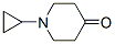 1-環(huán)丙基-4-哌啶酮結(jié)構(gòu)式_62813-01-8結(jié)構(gòu)式