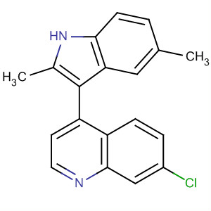 7-氯-4-(2,5-二甲基-1H-吲哚-3-基)喹啉結構式_629643-50-1結構式
