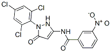 1-(2’,4’,6’-三氯苯基)-3-(間硝基苯甲酰胺基)-5-吡唑酮結(jié)構(gòu)式_63134-25-8結(jié)構(gòu)式