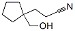 (9ci)-1-(羥基甲基)-環(huán)戊烷丙腈結(jié)構(gòu)式_632328-95-1結(jié)構(gòu)式