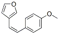 (9ci)-3-[(1z)-2-(4-甲氧基苯基)乙烯]-呋喃結構式_635678-36-3結構式