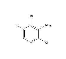 2,6-二氯-3-甲基苯胺結(jié)構(gòu)式_64063-37-2結(jié)構(gòu)式