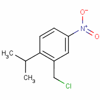 2-(氯甲基)-1-(1-甲基乙基)-4-硝基苯結(jié)構(gòu)式_64123-64-4結(jié)構(gòu)式