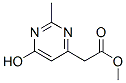 6-Hydroxy-2-methylpyrimidine-4-acetic acid methyl ester Structure,64532-22-5Structure