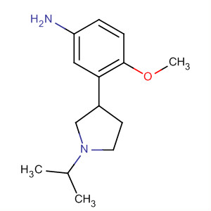 3-(1-異丙基吡咯烷-3-基)-4-甲氧基苯胺結構式_648901-33-1結構式