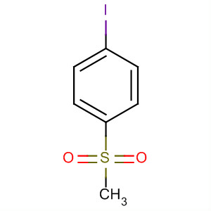 1-碘-4-(甲基磺?；?苯結構式_64984-08-3結構式