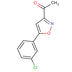1-[5-(3-氯-苯基)-異噁唑-3-基]-乙酮結(jié)構(gòu)式_657424-83-4結(jié)構(gòu)式