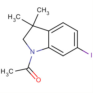 1-(6-碘-3,3-二甲基吲哚啉-1-基)乙酮結(jié)構(gòu)式_659731-42-7結(jié)構(gòu)式