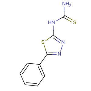 (5-苯基-[1,3,4]噻二唑-2-基)硫代脲結(jié)構(gòu)式_66181-18-8結(jié)構(gòu)式