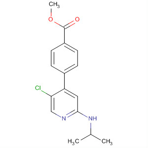 4-(5-氯-2-(異丙基氨基)吡啶-4-基)苯甲酸甲酯結(jié)構(gòu)式_663611-70-9結(jié)構(gòu)式