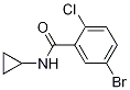 5-溴-2-氯苯甲酰胺環(huán)丙酯結(jié)構(gòu)式_669734-35-4結(jié)構(gòu)式