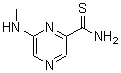 (9CI)-6-(甲基氨基)-吡嗪硫代甲酰胺結(jié)構(gòu)式_66996-92-7結(jié)構(gòu)式