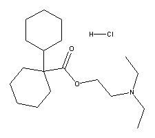 雙環(huán)維林鹽酸鹽結(jié)構(gòu)式_67-92-5結(jié)構(gòu)式
