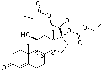1,2-二氫潑尼卡酯結(jié)構(gòu)式_671225-26-6結(jié)構(gòu)式