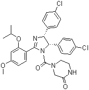 Nutlin-3b((+)-Nutlin-3)結構式_675576-97-3結構式