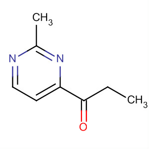 (9ci)-1-(2-甲基-4-嘧啶)-1-丙酮結(jié)構(gòu)式_67860-39-3結(jié)構(gòu)式