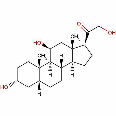 四氫皮質酮結構式_68-42-8結構式