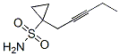 (9ci)-1-(2-戊炔yl)-環(huán)丙烷磺酰胺結(jié)構(gòu)式_681808-88-8結(jié)構(gòu)式