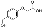 4-(Hydroxymethyl)phenoxyacetic acid Structure,68858-21-9Structure