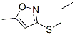 (9ci)-5-甲基-3-(丙基硫代)-異噁唑結(jié)構(gòu)式_69528-71-8結(jié)構(gòu)式