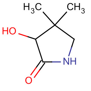 2-Pyrrolidinone, 3-hydroxy-4,4-dimethyl- Structure,70006-38-1Structure