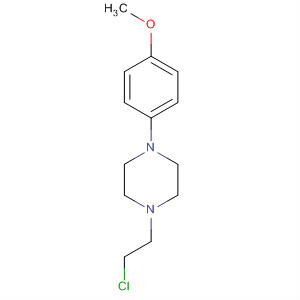 1-(2-氯乙基)-4-(4-甲氧基苯基)哌嗪結(jié)構(gòu)式_70957-94-7結(jié)構(gòu)式
