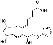 噻前列素結構式_71116-82-0結構式
