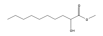 2-羥基癸酸甲酯結(jié)構(gòu)式_71271-24-4結(jié)構(gòu)式