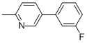 5-(3-Fluorophenyl)-2-methylpyridineStructure,713143-67-0Structure 5-(3-Fluorophenyl)-2-methylpyridine Structure,713143-67-0Structure