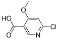 3-Pyridinecarboxylic acid, 6-chloro-4-methoxy-Structure,716362-10-6Structure 3-Pyridinecarboxylic acid, 6-chloro-4-methoxy- Structure,716362-10-6Structure