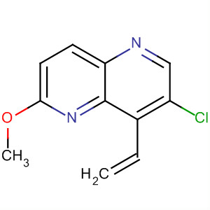 7-氯-8-乙烯-2-(甲基氧基)-1,5-萘啶結(jié)構(gòu)式_724787-25-1結(jié)構(gòu)式