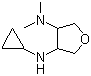 3-(環(huán)丙胺)-4-(N,N-二甲胺)四氫呋喃結(jié)構(gòu)式_728008-15-9結(jié)構(gòu)式