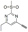 (9CI)-4-乙基-6-乙炔-2-(甲基磺酰基)-嘧啶結(jié)構(gòu)式_746620-56-4結(jié)構(gòu)式