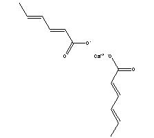 山梨酸鈣結構式_7492-55-9結構式