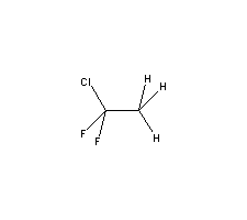 1-氯-1,1-二氟乙烷結(jié)構(gòu)式_75-68-3結(jié)構(gòu)式