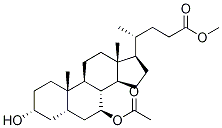 7-O-acetyl ursodeoxycholic acid methyl esterStructure,75672-24-1Structure 7-O-acetyl ursodeoxycholic acid methyl ester Structure,75672-24-1Structure
