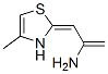 (e)-(9ci)-3-(4-甲基-2(3h)-噻唑)-1-丙烯-2-胺結(jié)構(gòu)式_771433-98-8結(jié)構(gòu)式