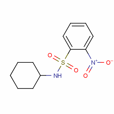 N-環(huán)己基-2-硝基苯磺酰胺結構式_77516-53-1結構式