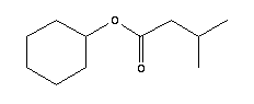 異戊酸環(huán)己酯結(jié)構(gòu)式_7774-44-9結(jié)構(gòu)式