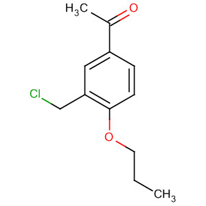 1-(3-氯甲基-4-丙氧基-苯基)-乙酮結(jié)構(gòu)式_78927-74-9結(jié)構(gòu)式