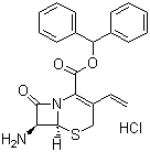 7-Amino-3-vinyl-3-cephem-4-carboxylic acid diphenylmethyl ester monohydrochlorideStructure,79349-67-0Structure 7-Amino-3-vinyl-3-cephem-4-carboxylic acid diphenylmethyl ester monohydrochloride Structure,79349-67-0Structure