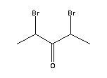 2,4-二溴-3-戊酮結構式_815-60-1結構式