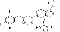 (S)-sitagliptin phosphateStructure,823817-58-9Structure (S)-sitagliptin phosphate Structure,823817-58-9Structure