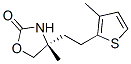 2-Oxazolidinone,4-methyl-4-[2-(3-methyl-2-thienyl)ethyl]-,(4r)-(9ci) Structure,827344-09-2Structure