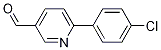 6-(4-氯苯基)-3-吡啶羧醛結(jié)構(gòu)式_834884-63-8結(jié)構(gòu)式