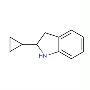 2-環(huán)丙基吲哚啉結(jié)構(gòu)式_835893-49-7結(jié)構(gòu)式