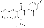 萘酚AS-TR乙酸酯結構式_84100-16-3結構式