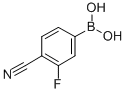 4-Cyano-3-fluorophenylboronic acid Structure,843663-18-3Structure
